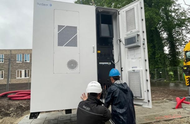 Instellen zakelijke batterij